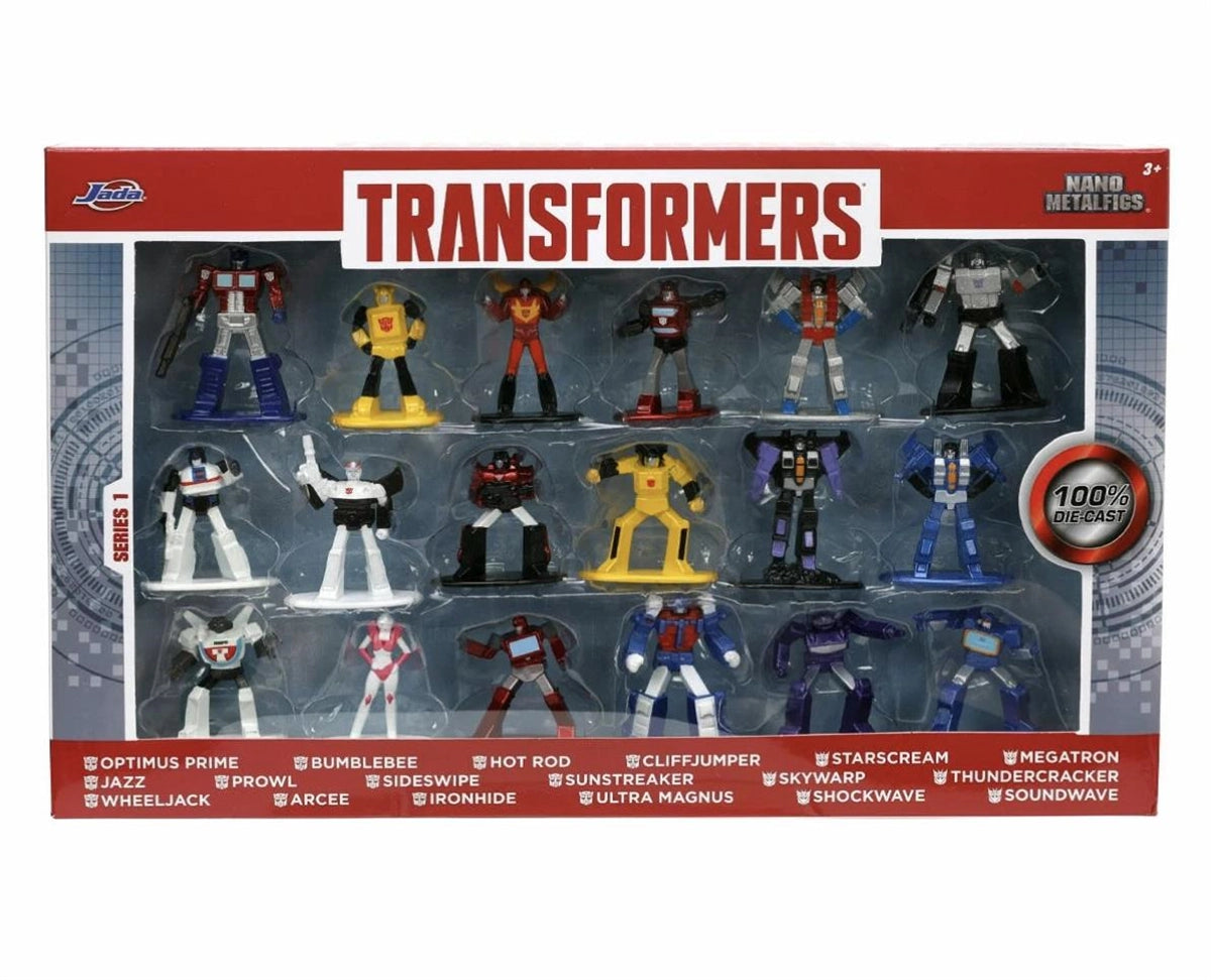 Jada Transformers Nanofigs Wave 18 Parça Figür Seti 251115009 | Toysall