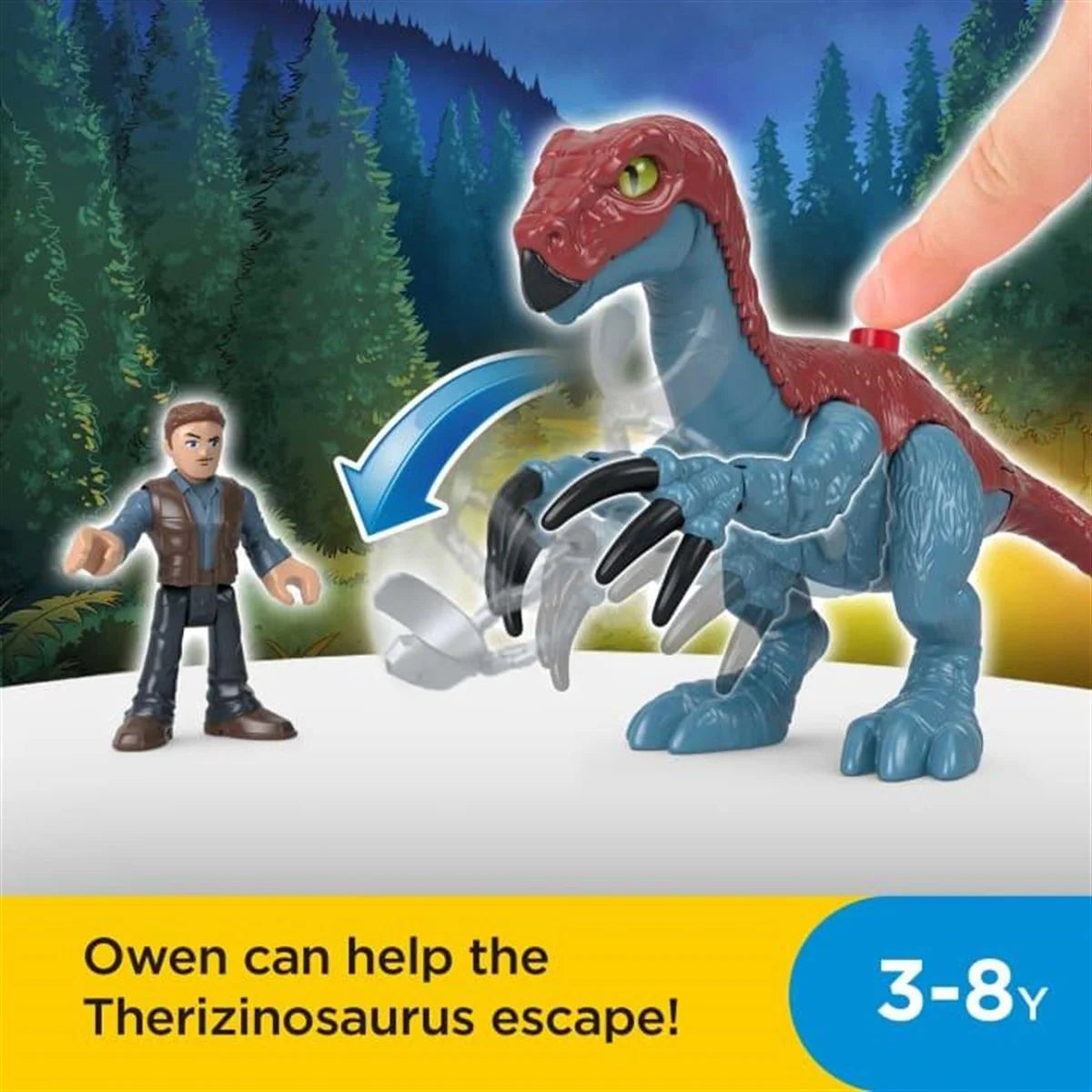 Imaginext Jurassic World Araçlar - Therizinosaurus FMX88-GVV63 | Toysall