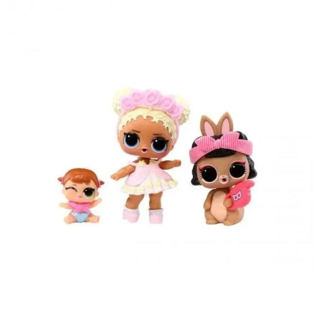 L.O.L. Surprise Tots Bebeği ve Hayvanlar Flower Child + Short Stop Hop + Lil Majorette 987871 | Toysall