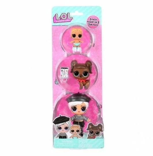 L.O.L. Surprise Tots Bebeği ve Hayvanlar Beatnik Babe + Darling Doggie + Lil Kicks 987888 | Toysall