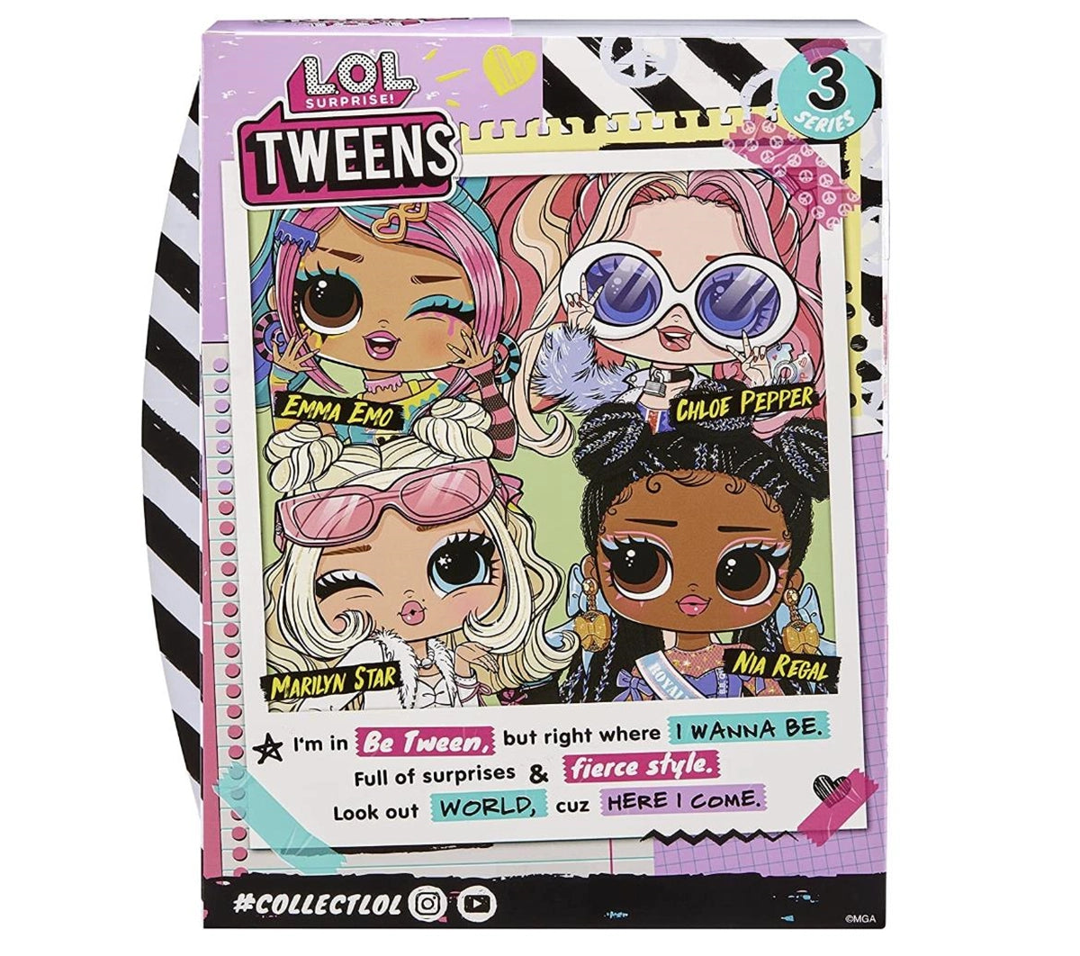 L.O.L. Surprise Tweens Chloe Pepper Seri 3 Bebeği 584056 | Toysall