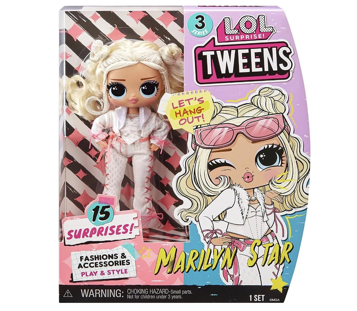 L.O.L. Surprise Tweens Marilyn Star Seri 3 Bebeği 584063 | Toysall