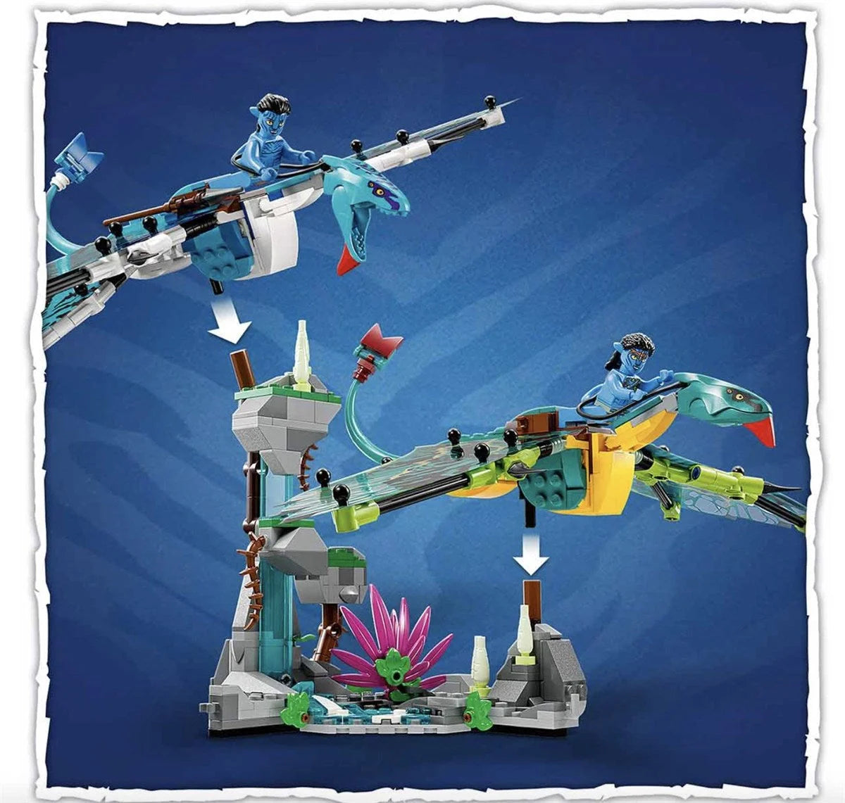 Lego Avatar Jake ve Neytiri’nin İlk Banshee Uçuşu 75572 | Toysall