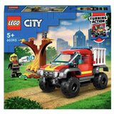 Lego City 4x4 İtfaiye Kamyonu Kurtarma Operasyonu 60393 | Toysall