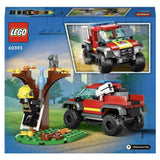 Lego City 4x4 İtfaiye Kamyonu Kurtarma Operasyonu 60393 | Toysall