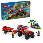 Lego City 4x4 Kurtarma Botlu İtfaiye Kamyonu 60412 | Toysall