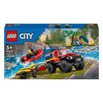 Lego City 4x4 Kurtarma Botlu İtfaiye Kamyonu 60412 | Toysall