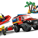 Lego City 4x4 Kurtarma Botlu İtfaiye Kamyonu 60412 | Toysall