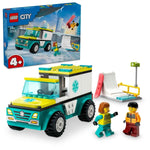 Lego City Acil Ambulansı ve Snowboardcu 60403 | Toysall