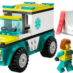 Lego City Acil Ambulansı ve Snowboardcu 60403 | Toysall