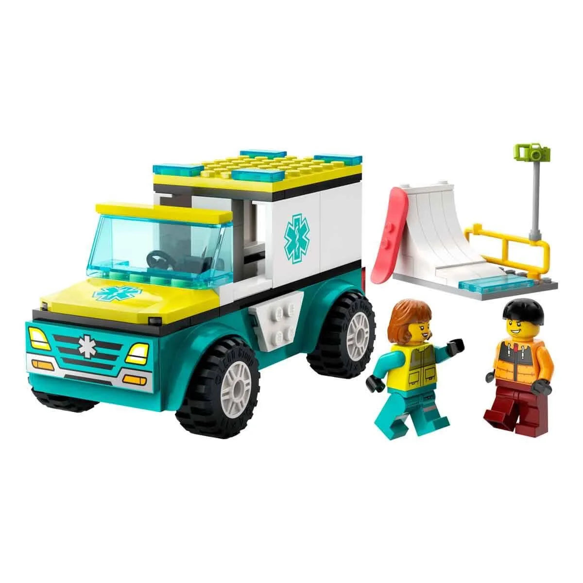 Lego City Acil Ambulansı ve Snowboardcu 60403 | Toysall