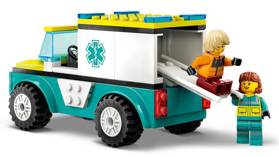 Lego City Acil Ambulansı ve Snowboardcu 60403 | Toysall