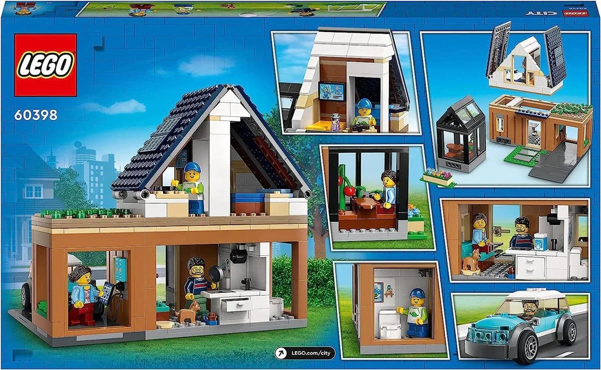 Lego City Aile Evi ve Elektrikli Araba 60398 | Toysall