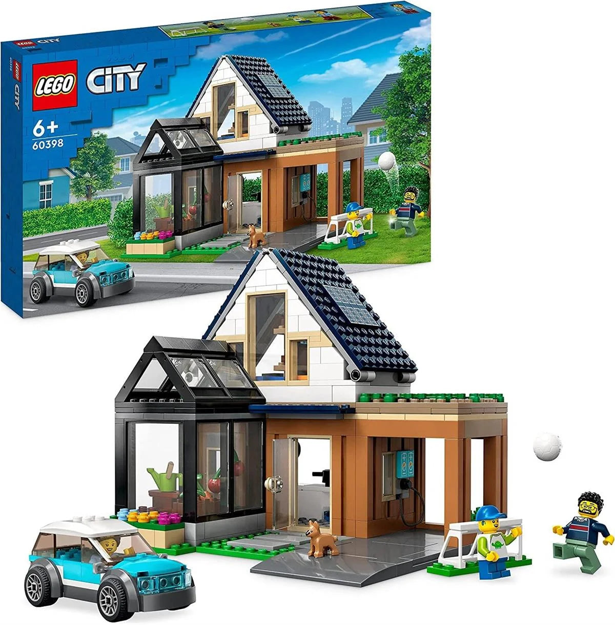 Lego City Aile Evi ve Elektrikli Araba 60398 | Toysall