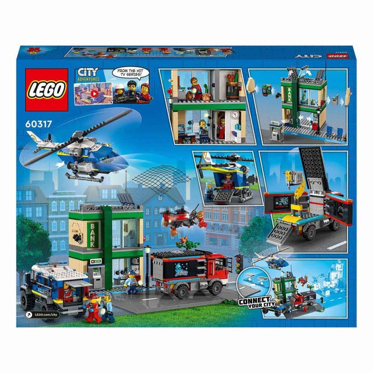 Lego City Bankada Polis Takibi 60317 | Toysall