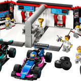 Lego City F1 Garajı ve Mercedes-AMG ve Alpine Arabaları 60444