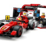 Lego City Ferrari Arabalı F1 Pit Stop ve Pit Ekibi 60443