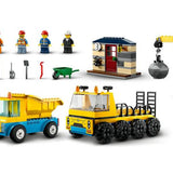 Lego City İnşaat Kamyonları ve Yıkım Gülleli Vinç 60391