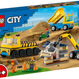 Lego City İnşaat Kamyonları ve Yıkım Gülleli Vinç 60391