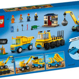 Lego City İnşaat Kamyonları ve Yıkım Gülleli Vinç 60391