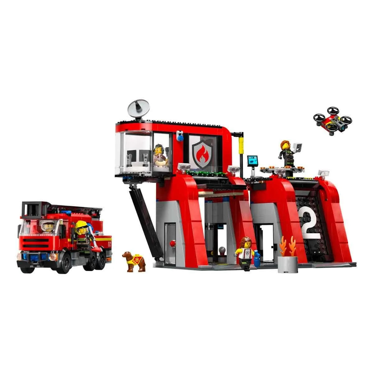 Lego City İtfaiye Kamyonlu İtfaiye Merkezi 60414 | Toysall