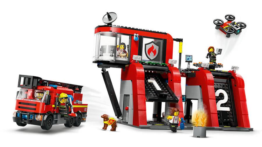 Lego City İtfaiye Kamyonlu İtfaiye Merkezi 60414 | Toysall