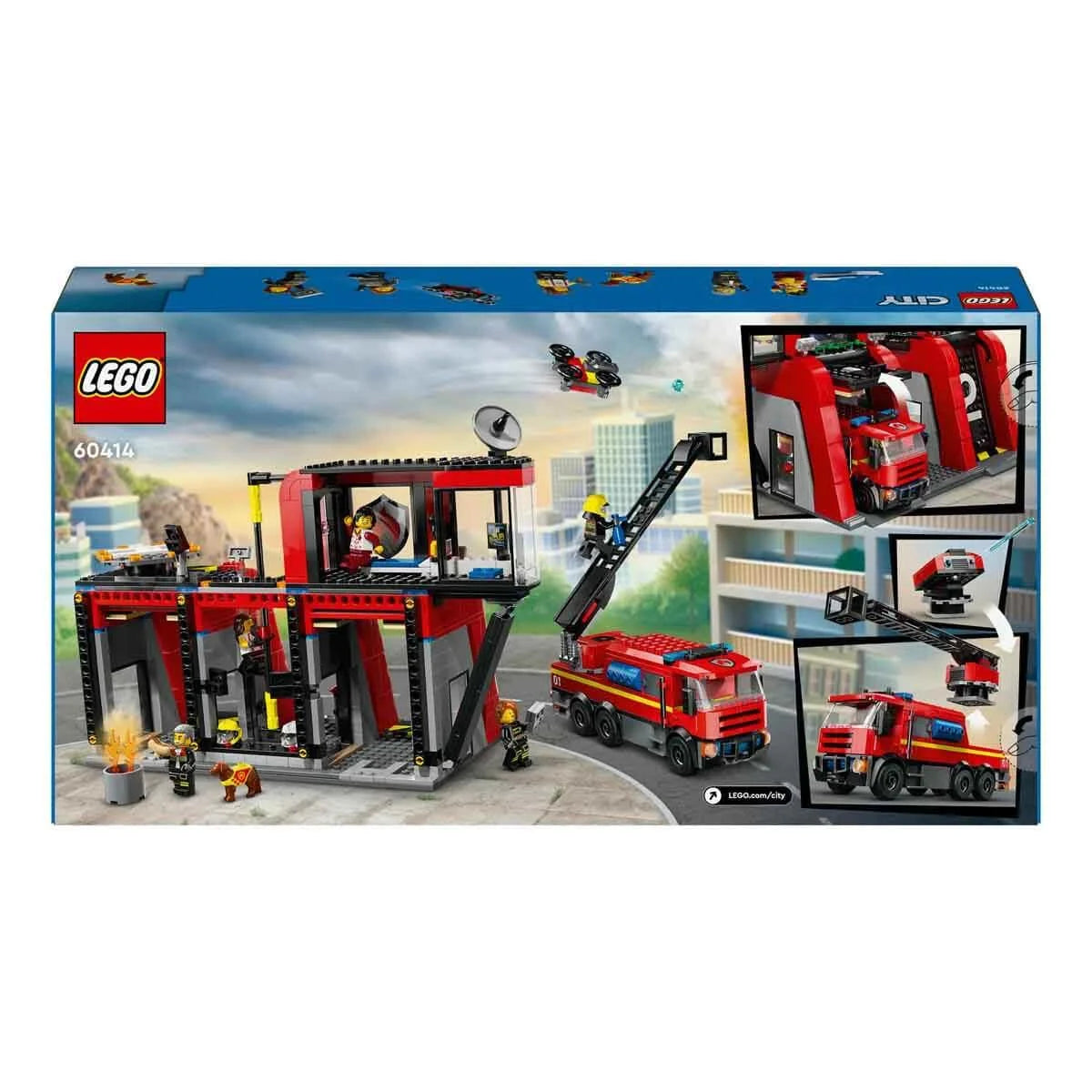 Lego City İtfaiye Kamyonlu İtfaiye Merkezi 60414 | Toysall