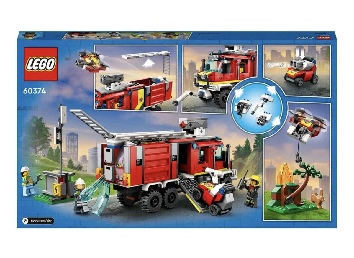 Lego City İtfaiye Komuta Kamyonu 60374 | Toysall