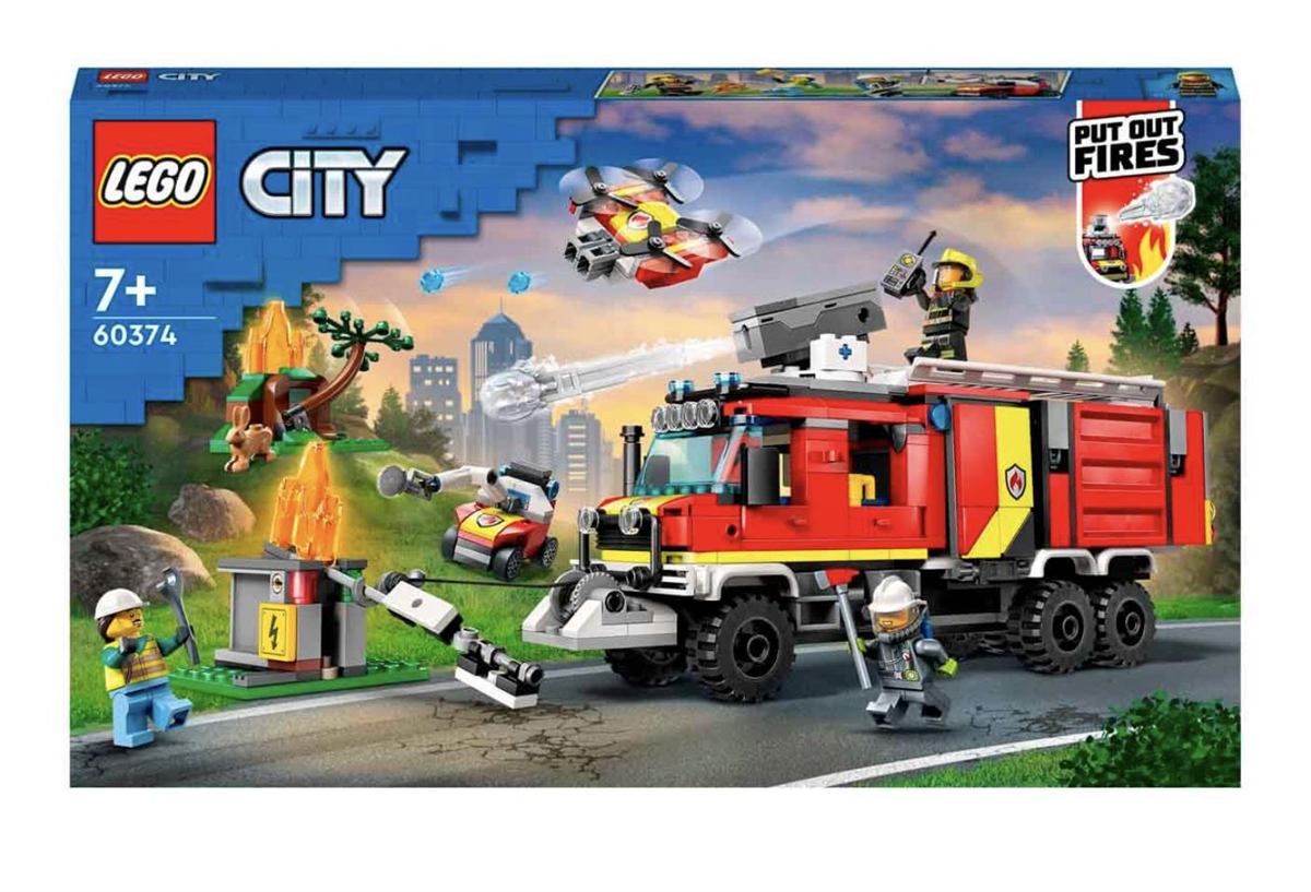 Lego City İtfaiye Komuta Kamyonu 60374 | Toysall