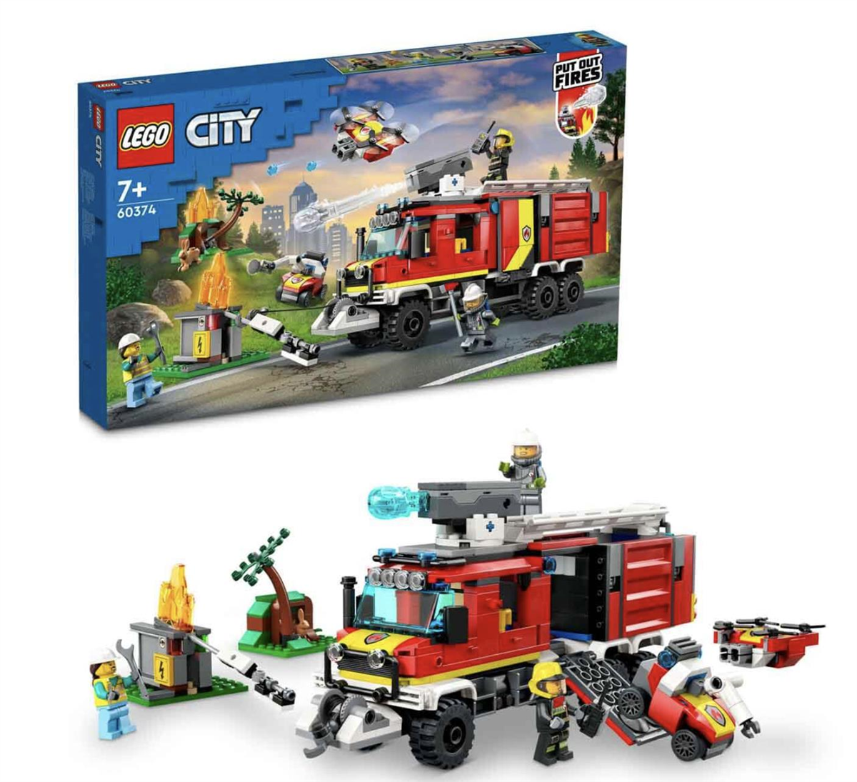 Lego City İtfaiye Komuta Kamyonu 60374 | Toysall