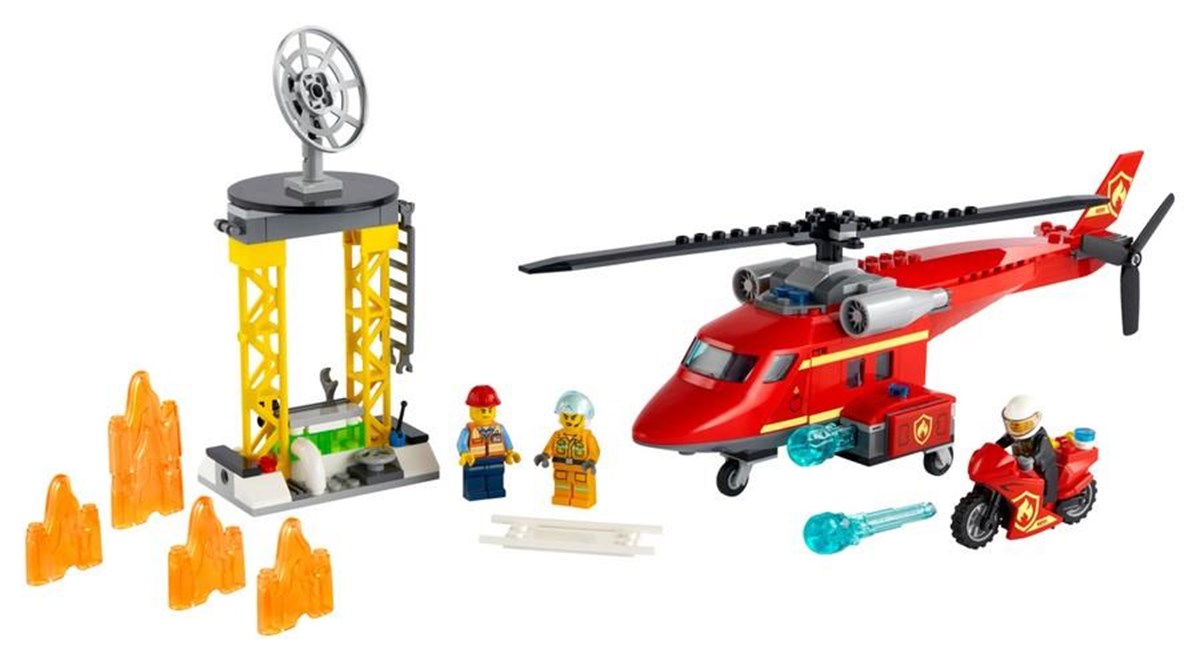 Lego City İtfaiye Kurtarma Helikopteri 60281 | Toysall