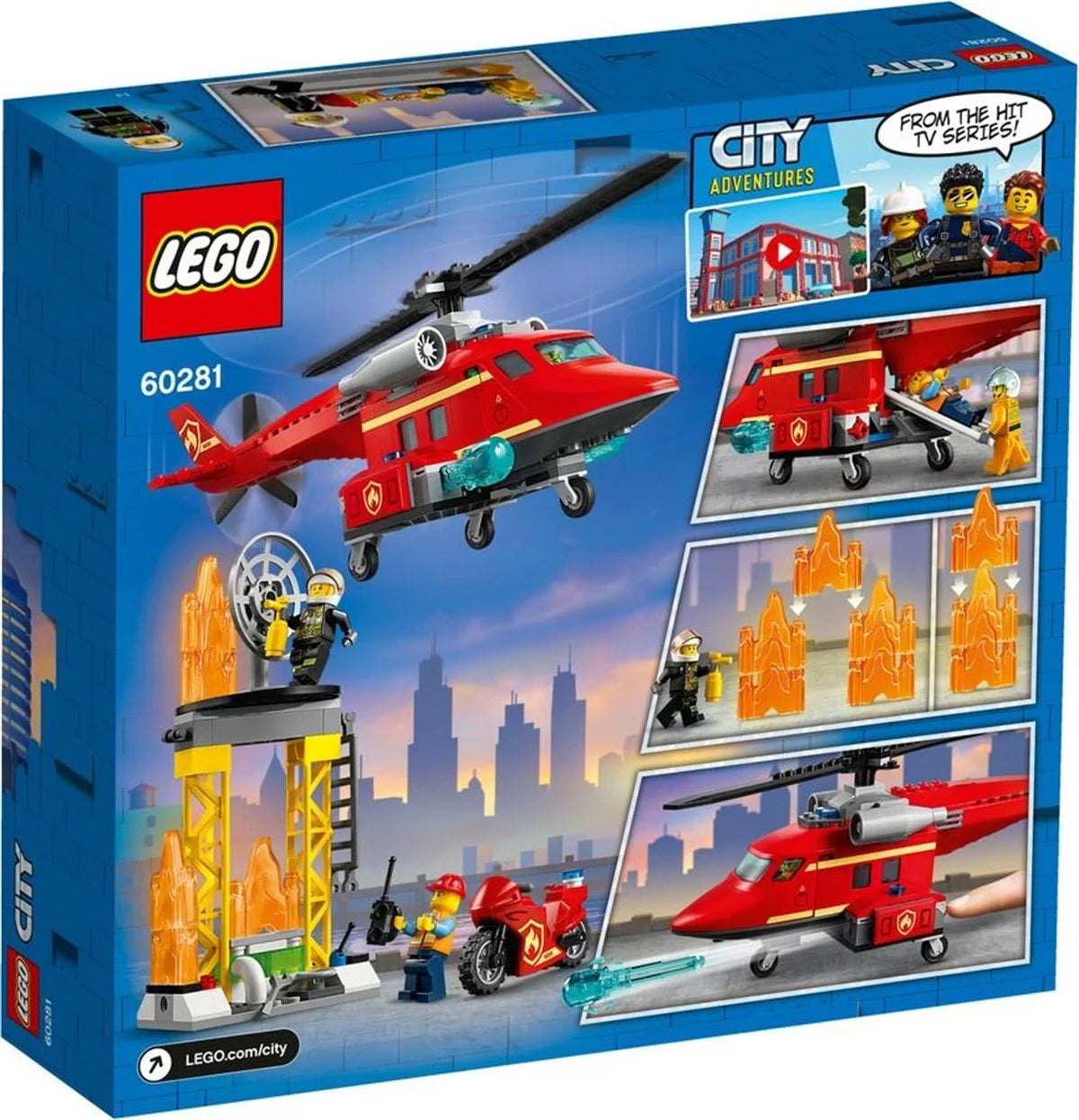 Lego City İtfaiye Kurtarma Helikopteri 60281 | Toysall