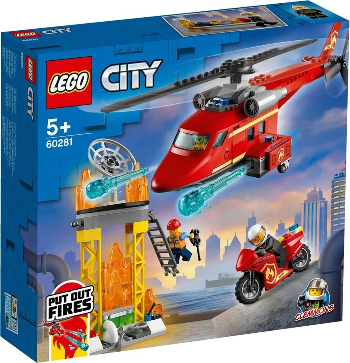 Lego City İtfaiye Kurtarma Helikopteri 60281 | Toysall