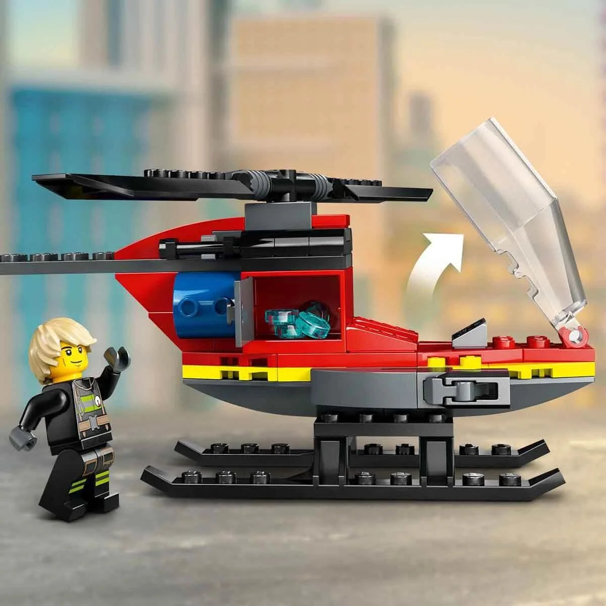 Lego City İtfaiye Kurtarma Helikopteri 60411 | Toysall