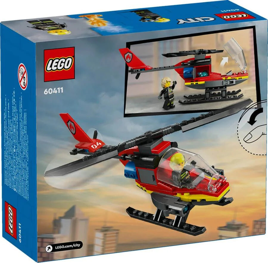 Lego City İtfaiye Kurtarma Helikopteri 60411 | Toysall