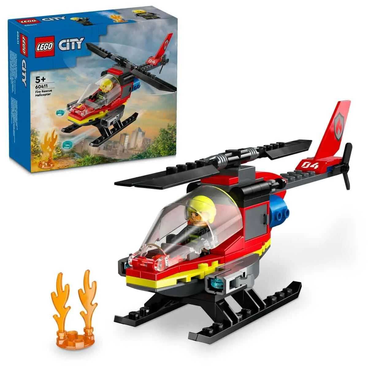 Lego City İtfaiye Kurtarma Helikopteri 60411 | Toysall