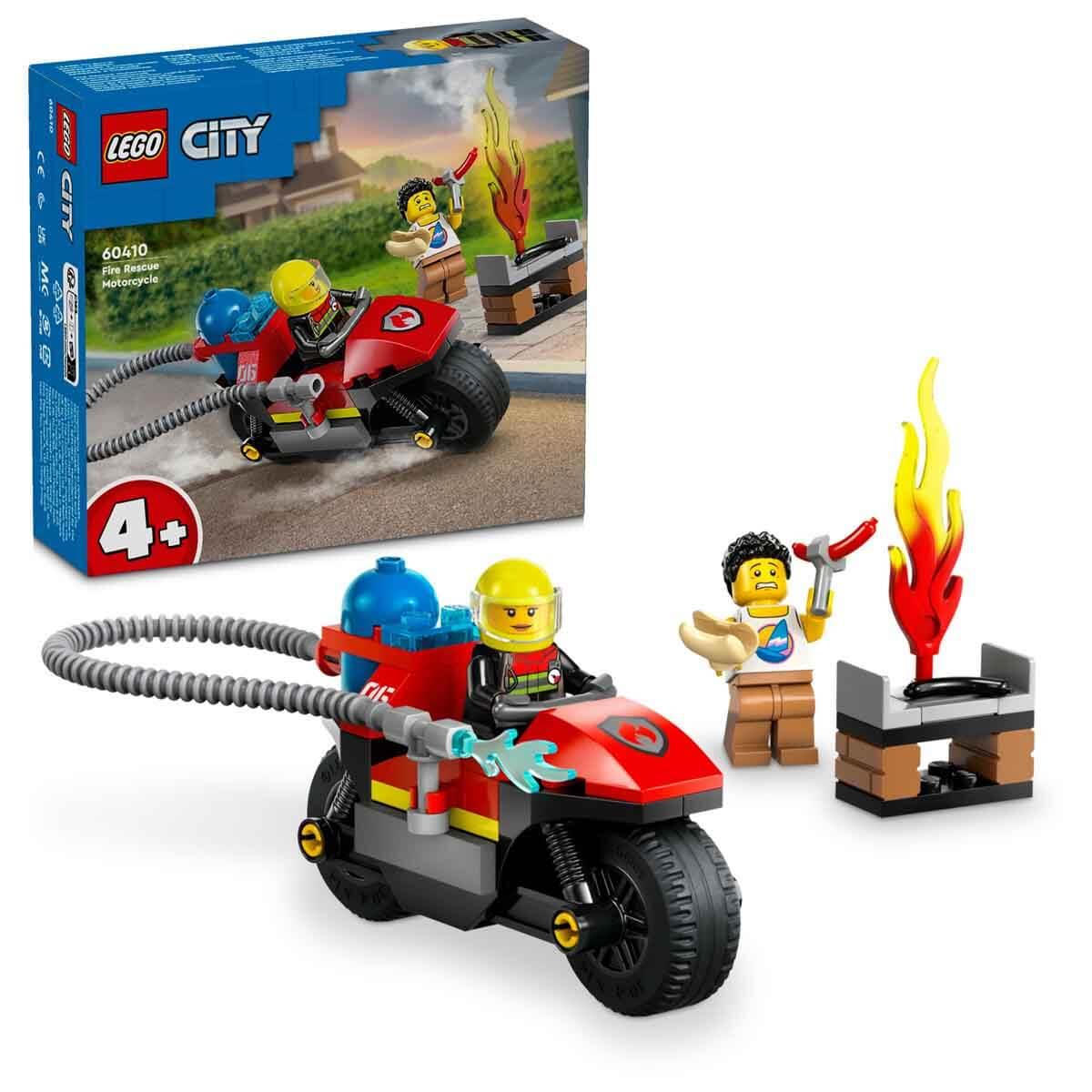 Lego City İtfaiye Kurtarma Motosikleti 60410 | Toysall