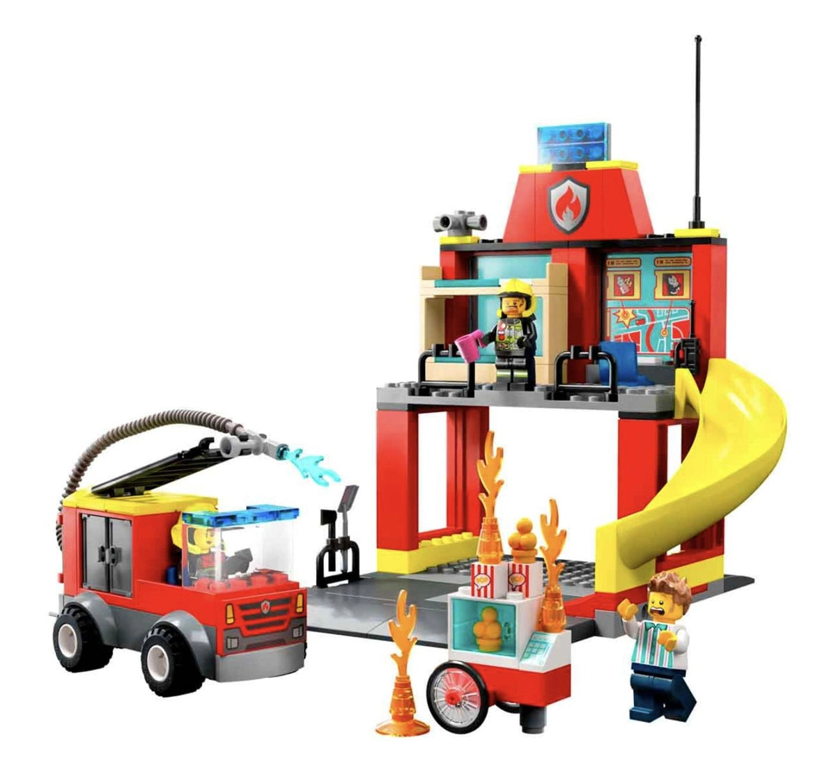 Lego City İtfaiye Merkezi ve İtfaiye Kamyonu 60375 | Toysall