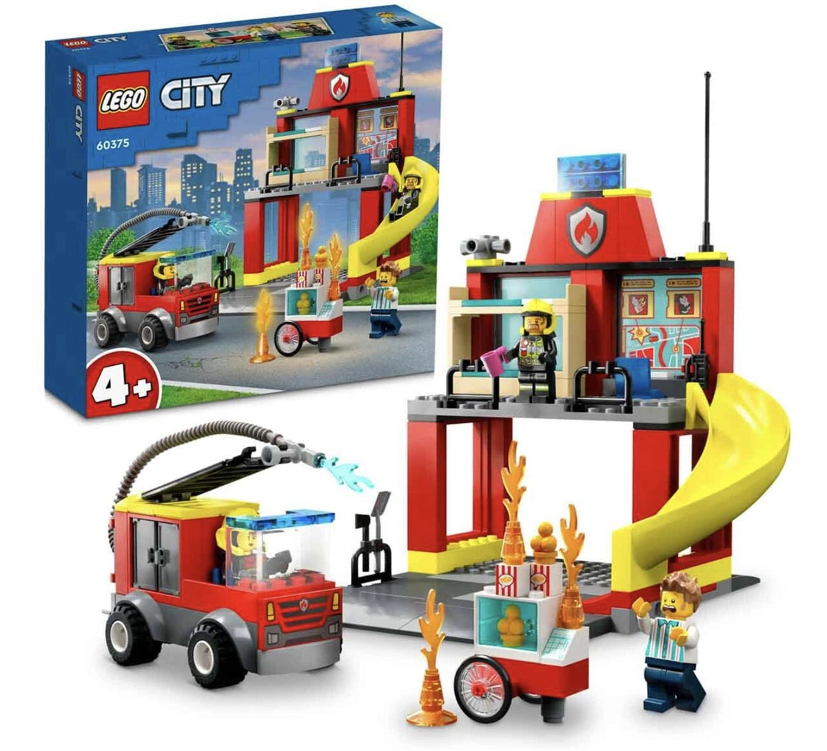 Lego City İtfaiye Merkezi ve İtfaiye Kamyonu 60375 | Toysall