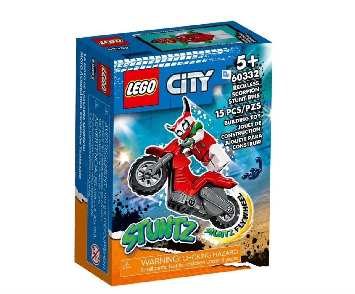 Lego City Korkusuz Akrep Gösteri Motorsikleti 60332 | Toysall