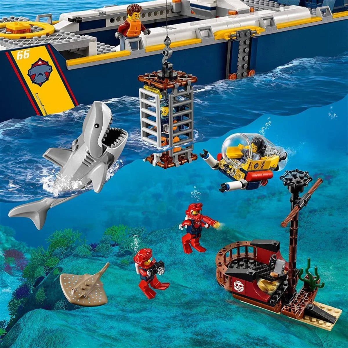 Lego City Okyanus Keşif Gemisi 60266 | Toysall Lego City Okyanus Keşif Gemisi 60266 | Toysall