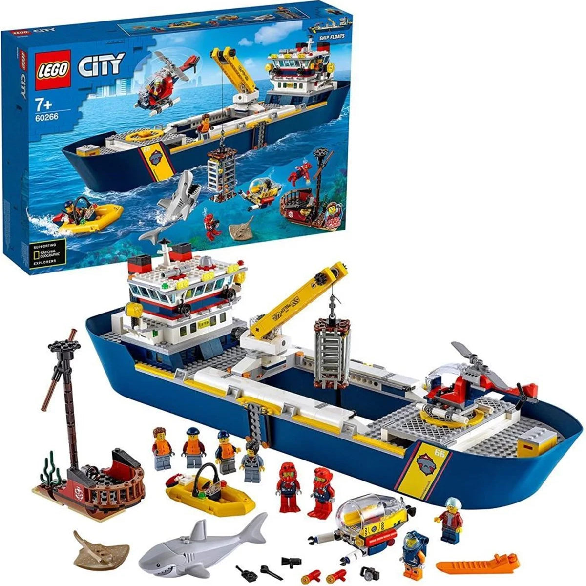 Lego City Okyanus Keşif Gemisi 60266 | Toysall