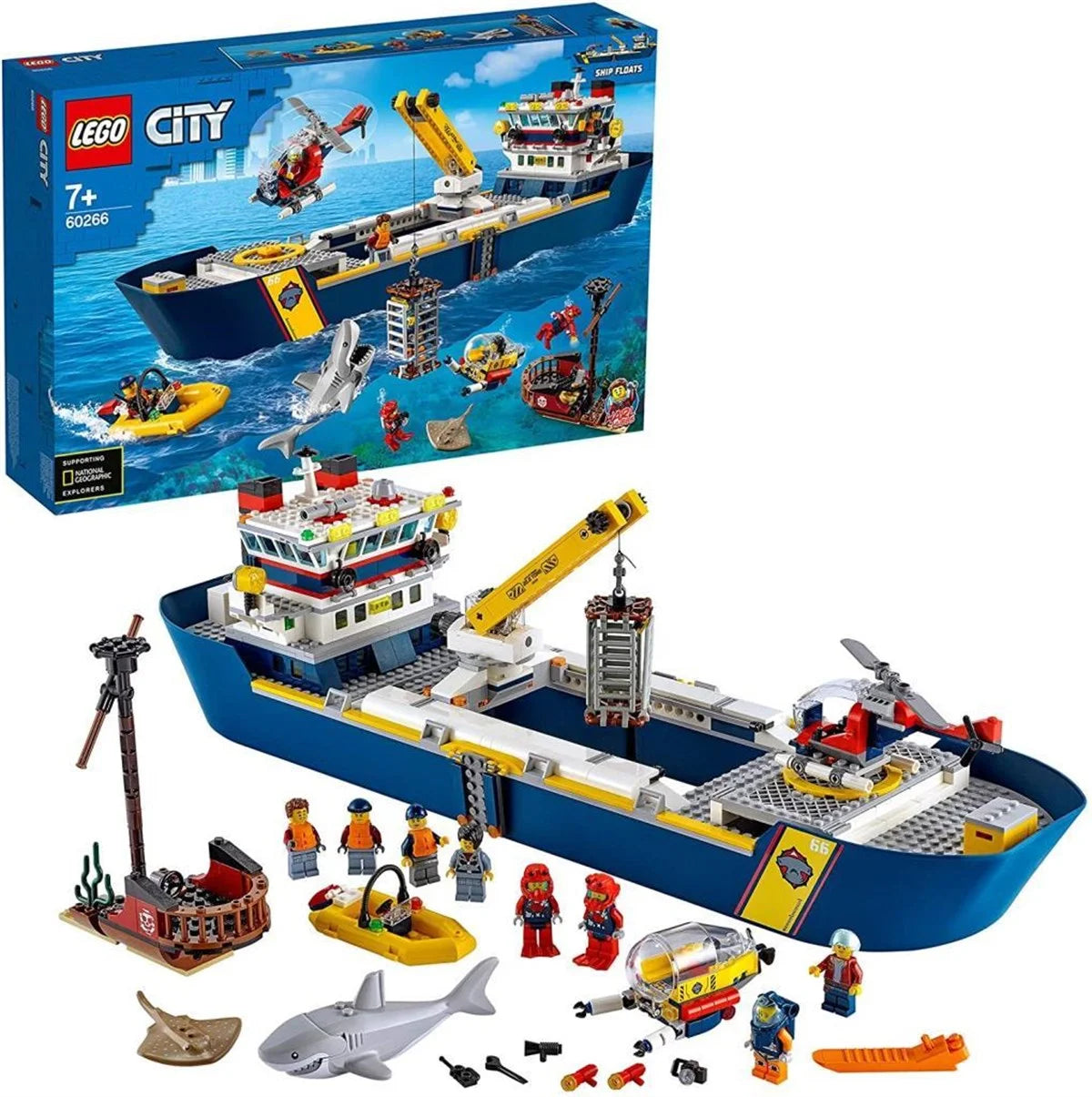 Lego City Okyanus Keşif Gemisi 60266 | Toysall