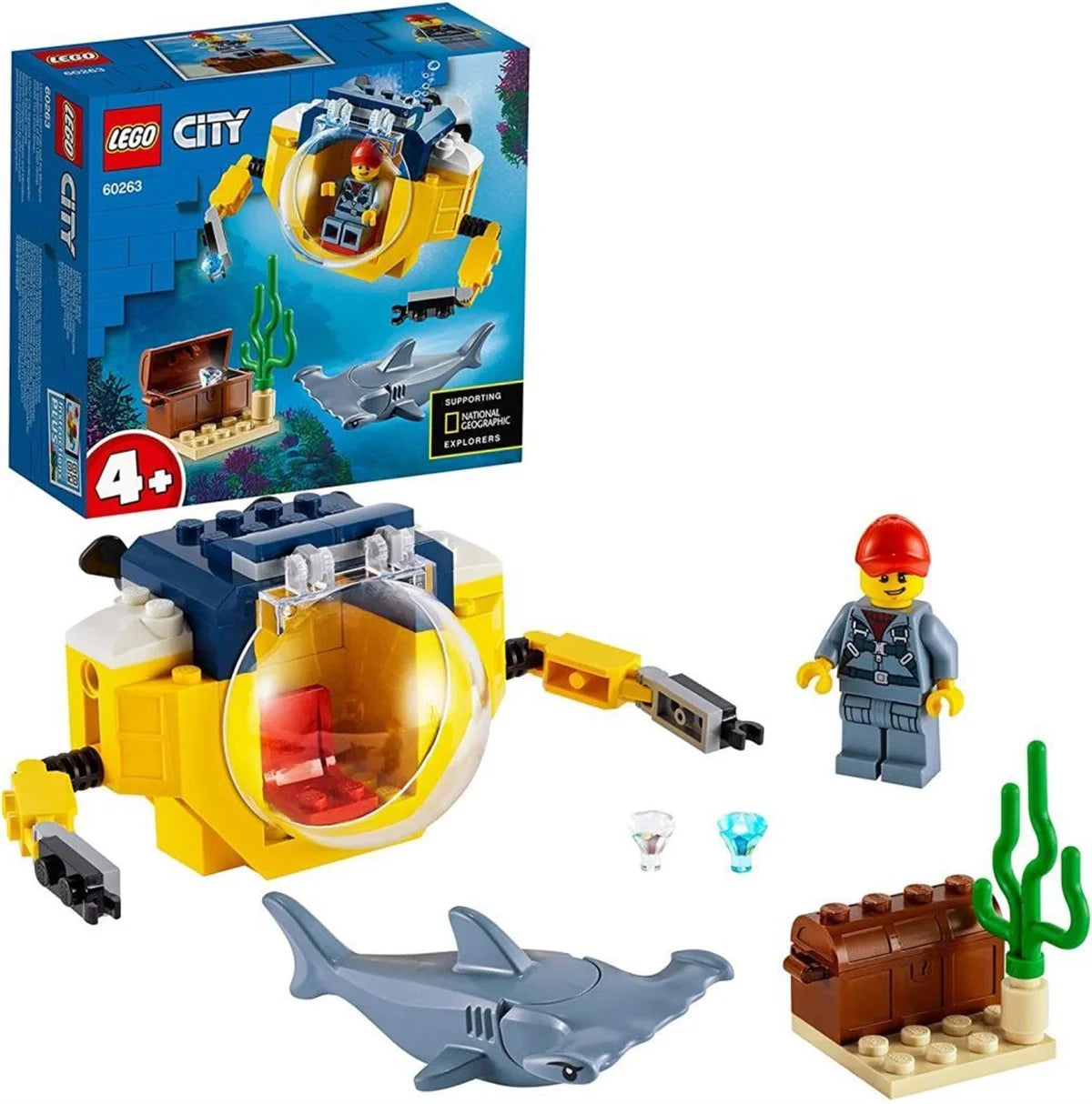 Lego City Okyanus Mini Denizaltı 60263 | Toysall