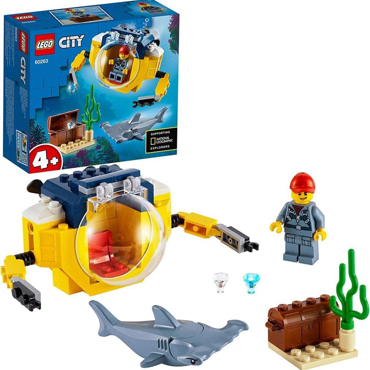 Lego City Okyanus Mini Denizaltı 60263 | Toysall