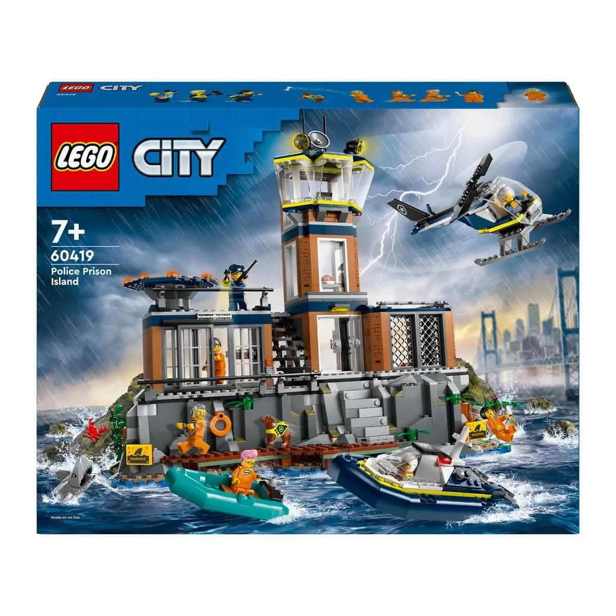 Lego City Polis Hapishane Adası 60419 | Toysall