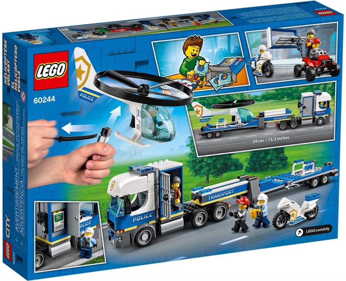 Lego City Polis Helikopteri Nakliyesi 60244 | Toysall