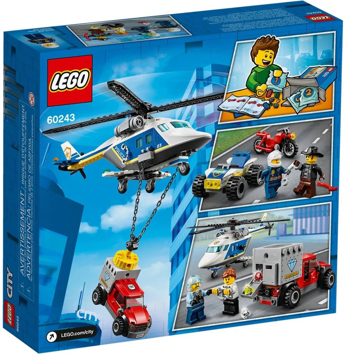 Lego City Polis Helikopteri Takibi 60243 | Toysall