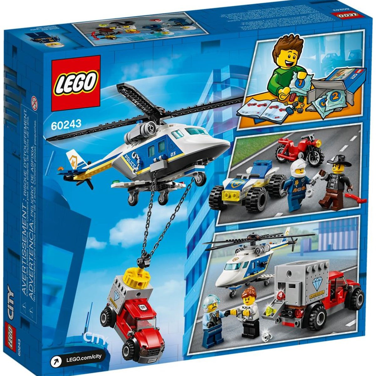 Lego City Polis Helikopteri Takibi 60243 | Toysall