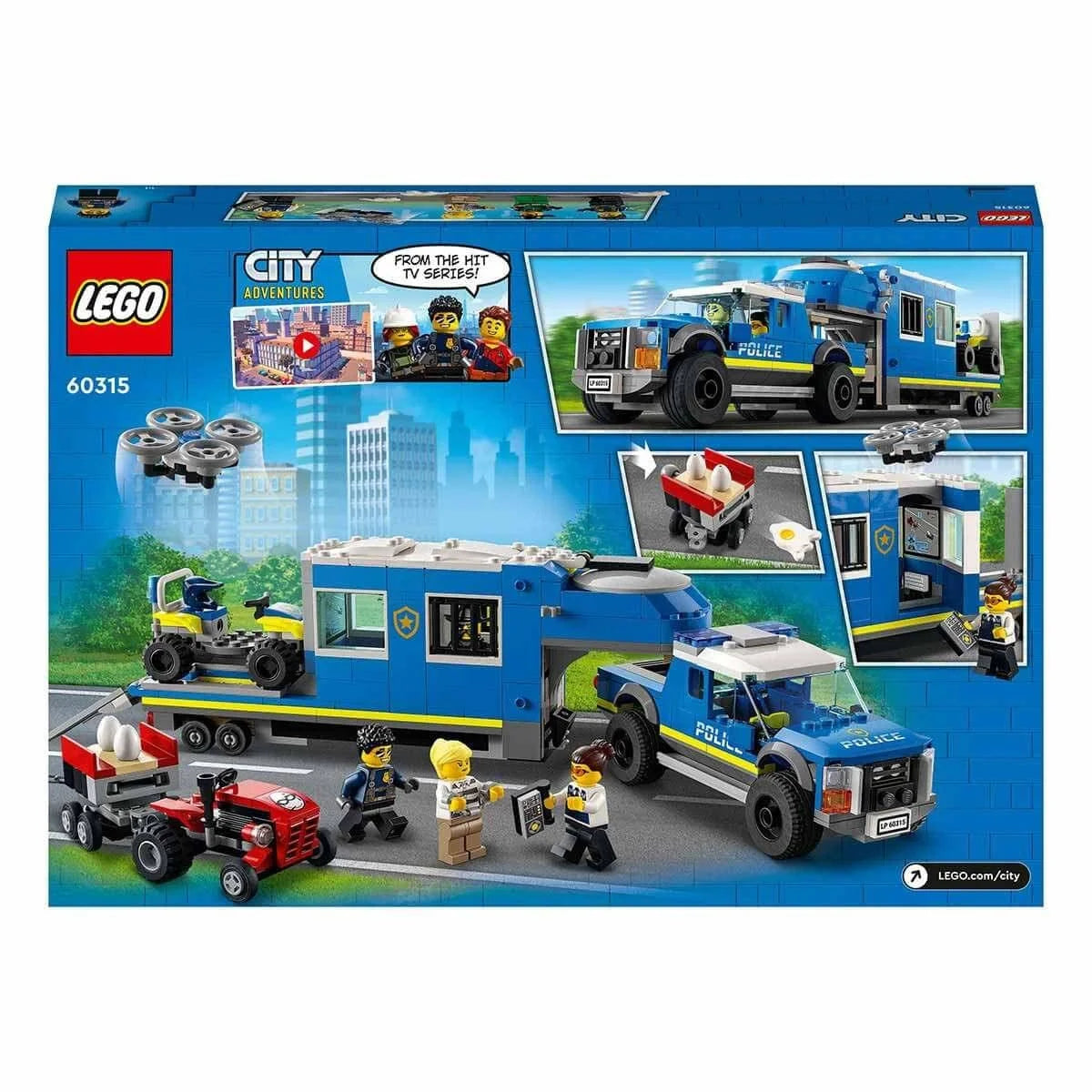 Lego City Polis Mobil Komuta Kamyonu 60315 | Toysall